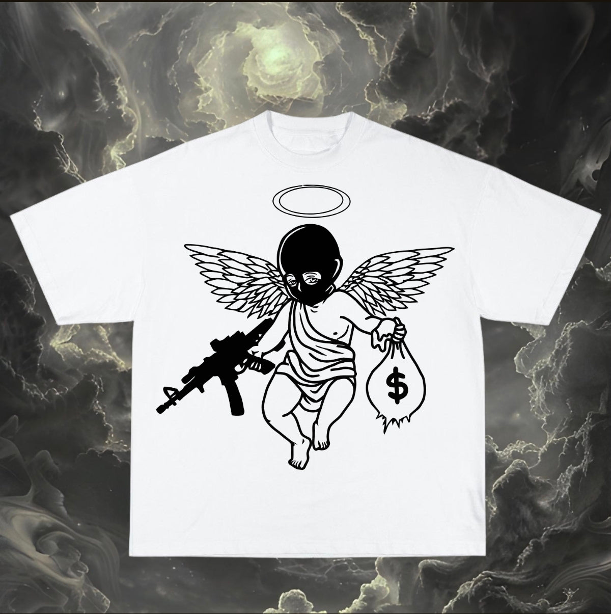 Playera Ángel Rebelde – Drop Premium