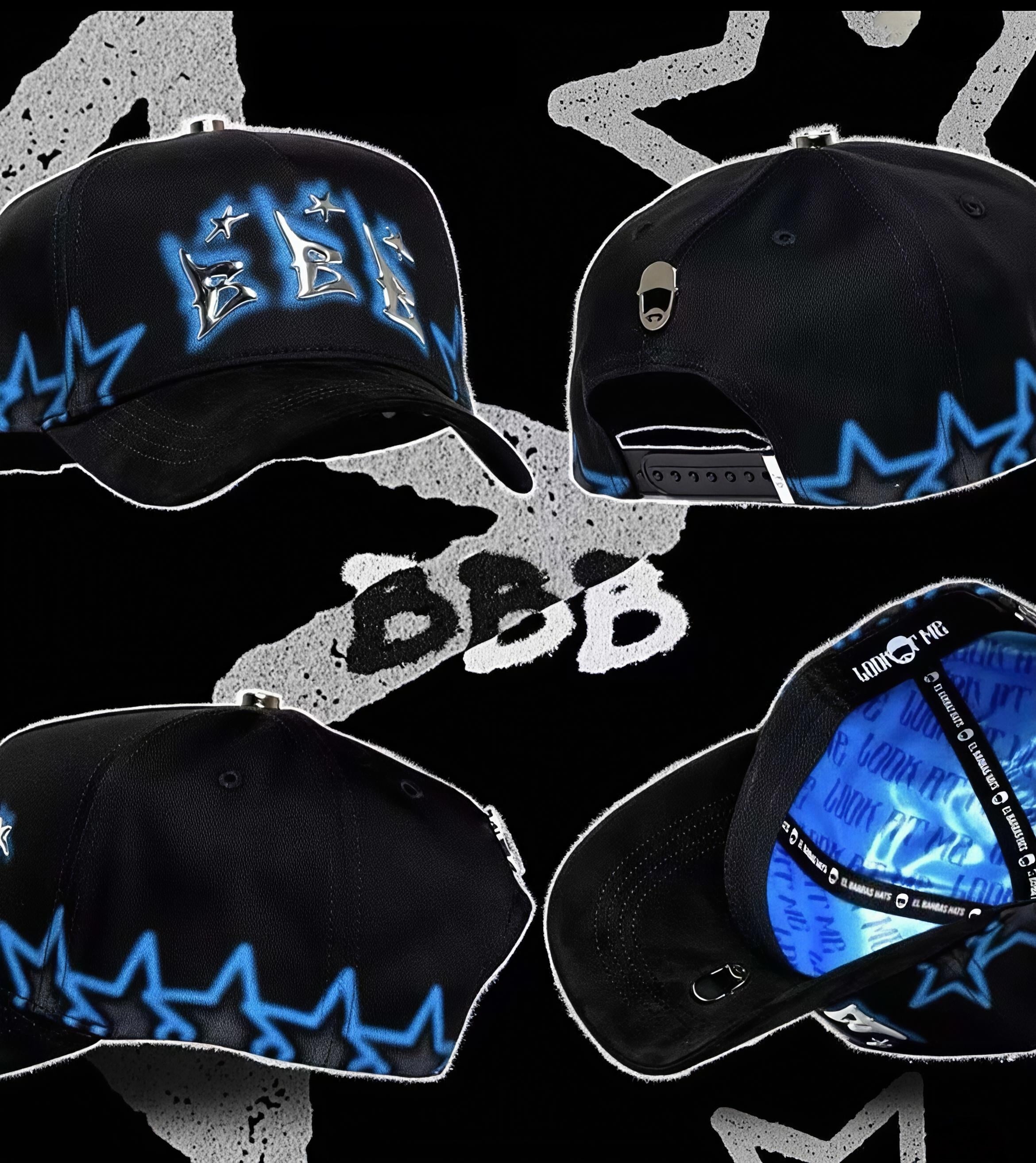 Barbas Hats – BBE Lightning Blue Cap